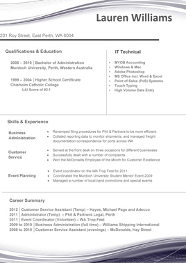 resume template 6